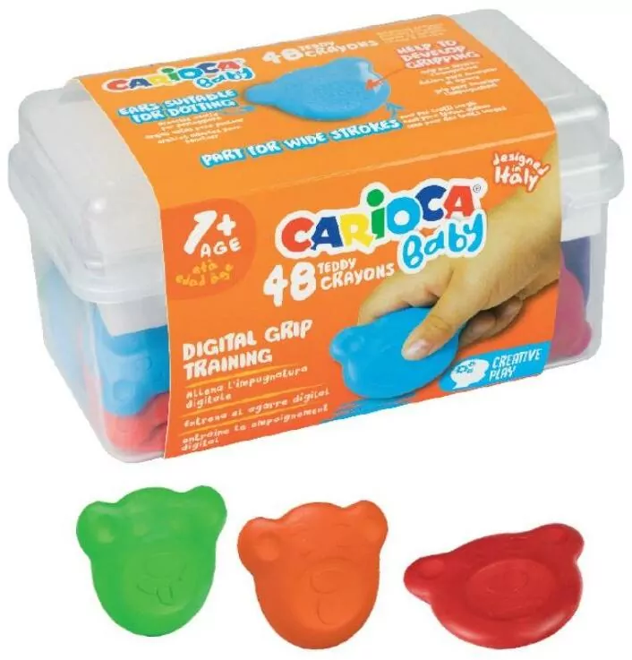 Kredki Misiaki Baby kuferek 48 szt - tantis.pl