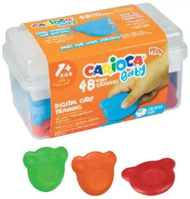 Kredki Misiaki Baby kuferek 48 szt