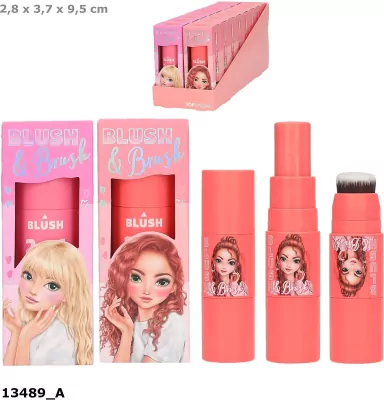 Róż z pędzelkiem Top Model BEAUTY&ME 1szt.mix 13489A