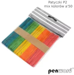 Patyczki drewniane, mix
