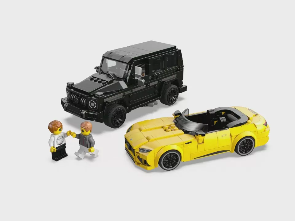 LEGO® Speed Champions. Mercedes-AMG G 63 i Mercedes-AMG SL. 6376924 - tantis.pl
