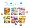 CzuCzu. Puzzle Pojazdy małe i duże. 2+ - tantis.pl