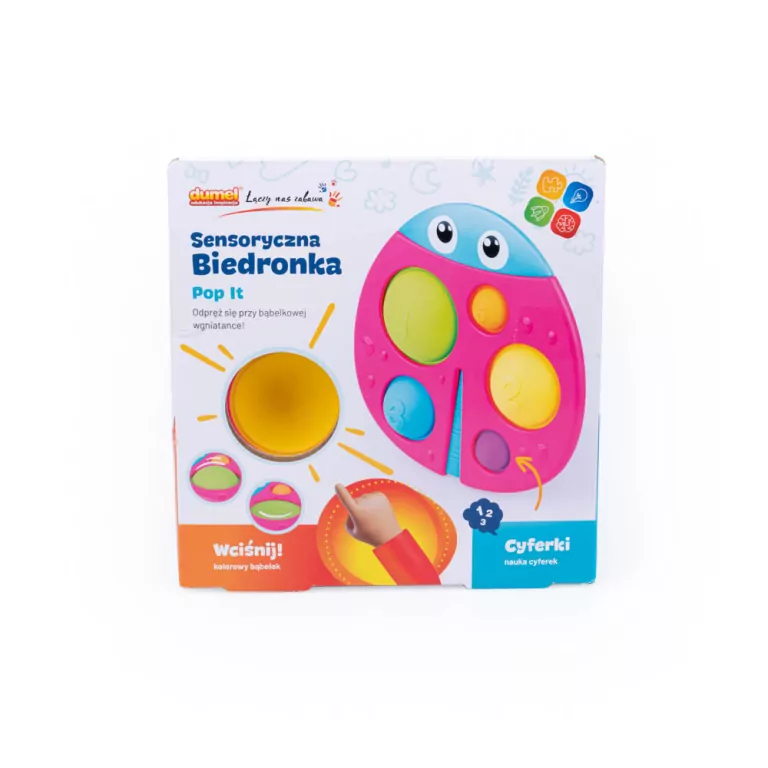 Sensoryczna Biedronka Pop It - tantis.pl