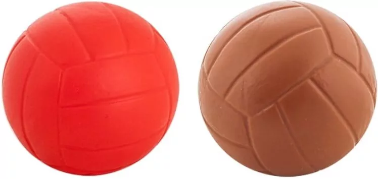 Piłka piszcząca 8 cm 1szt.dla zwierząt mix - tantis.pl