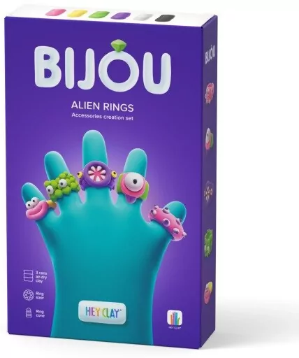 Bijou Alien rings. Hey Clay - tantis.pl