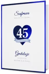 Karnet B6: Rocznica ślubu Szafirowa