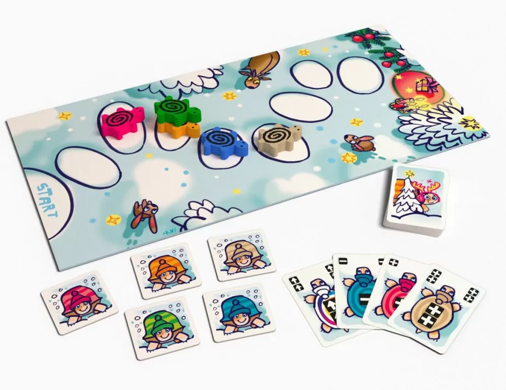 Pędzące żółwie Christmas . Wyścig do choinki - tantis.pl