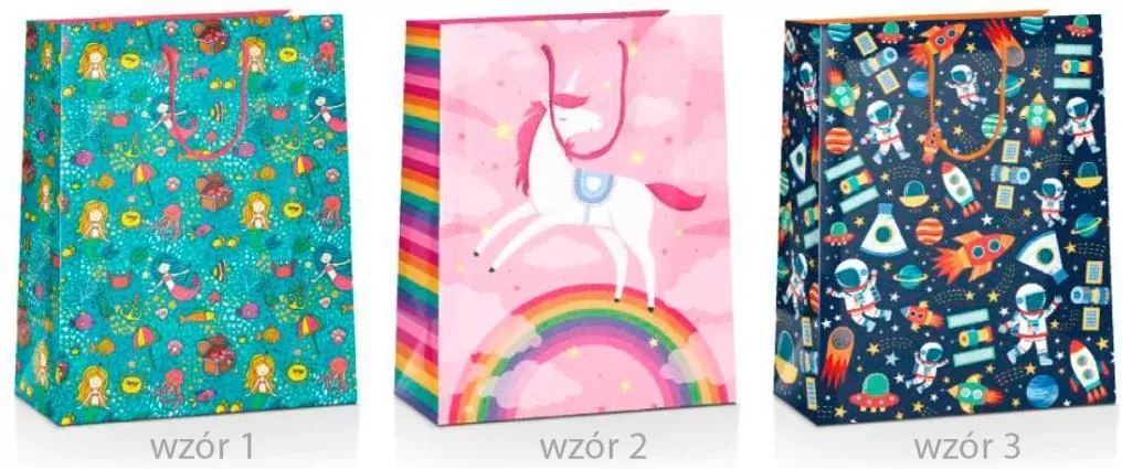 Torba prezentowa Grand Kids 32x26x10cm MIX - tantis.pl