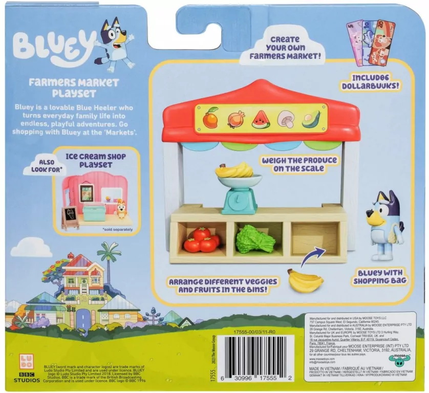 Zestaw figurek Mini Bluey Sklep spożywczy - tantis.pl