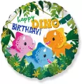 Balon foliowy Happy Birthday - Dino - tantis.pl