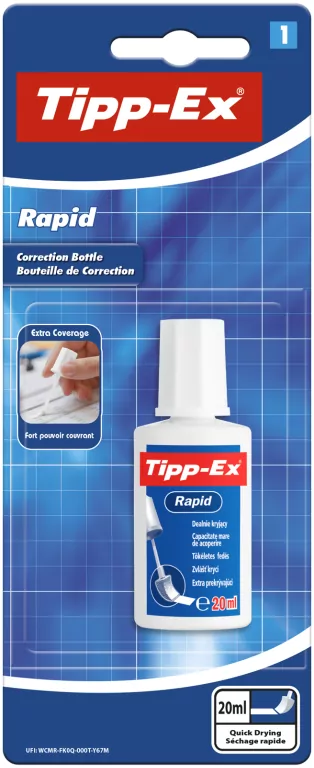 Korektor TIPP-EX Rapid 20 ml Blister 1szt - tantis.pl