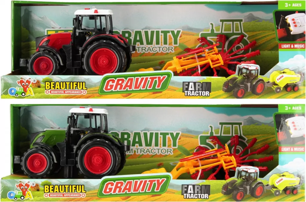 Traktor na baterie światło dźwięk+ akcesoria Mega Creative 55x18x15cm - tantis.pl