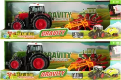 Traktor na baterie światło dźwięk+ akcesoria Mega Creative 55x18x15cm