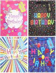 Torba prezentowa Party 18x23x10cm mix STRIGO