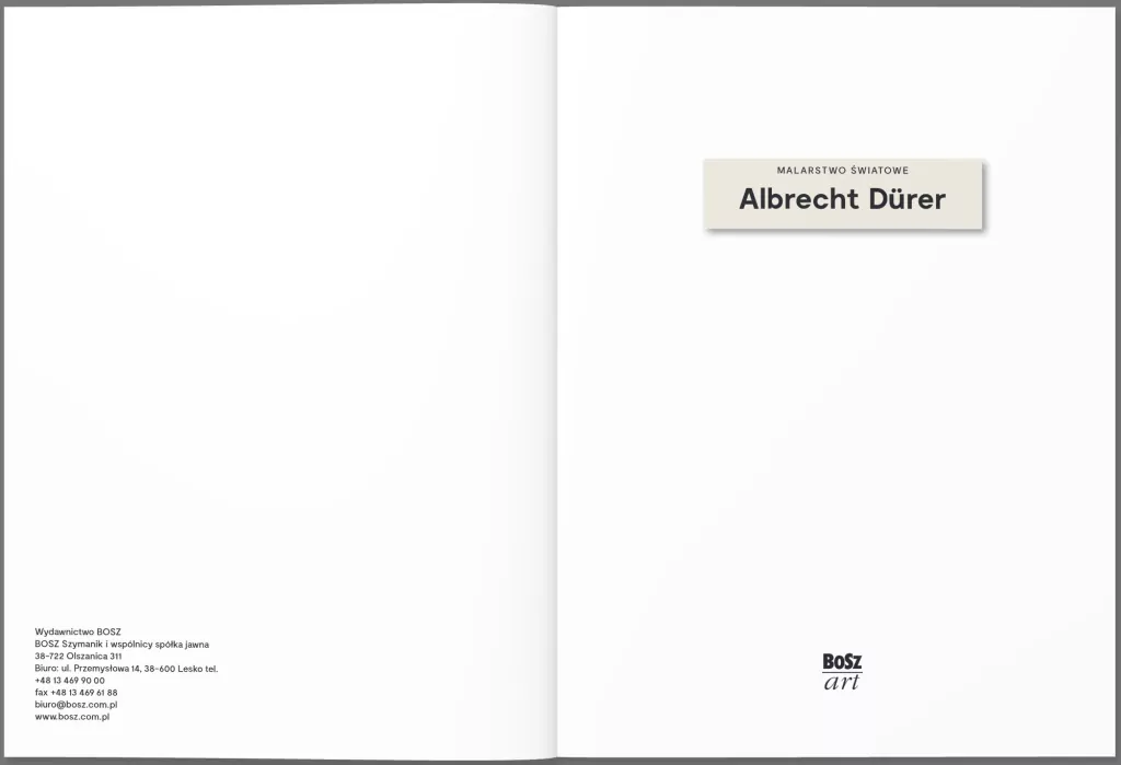Dürer. Malarstwo światowe - tantis.pl