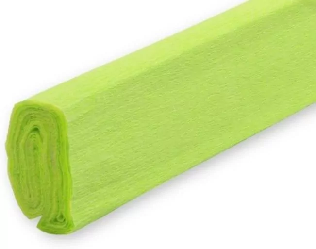 Bibuła marszczona pastelowa zielona 50x200 - tantis.pl