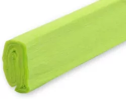 Bibuła marszczona pastelowa zielona 50x200