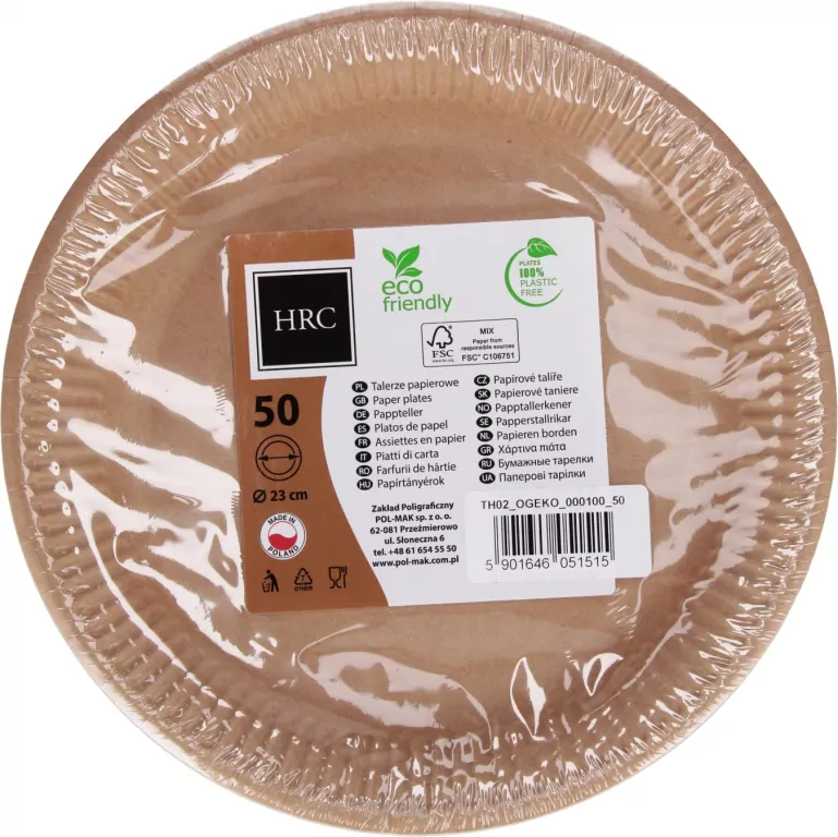 TALERZ PAP 230 ECO PM OP50SZT - tantis.pl