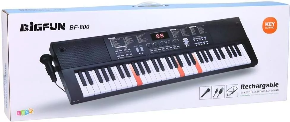 Keyboard z mikrofonem 78cm - tantis.pl