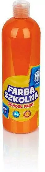Astra. Farba szkolna pomarańczowa 500ml - tantis.pl