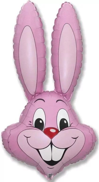 Balon foliowy Rabbit jasnoróżowy 60cm - tantis.pl