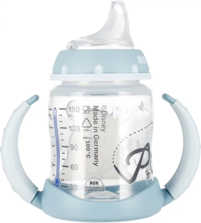 NUK. First Choice. Butelka. 150 ml. 6-18 miesięcy. Kubuś Puchatek - tantis.pl