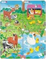 Układanka Larsen Mini Cute Animals 10el - tantis.pl