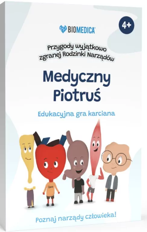 Edukacyjny medyczny Piotruś. Karty do gry - tantis.pl