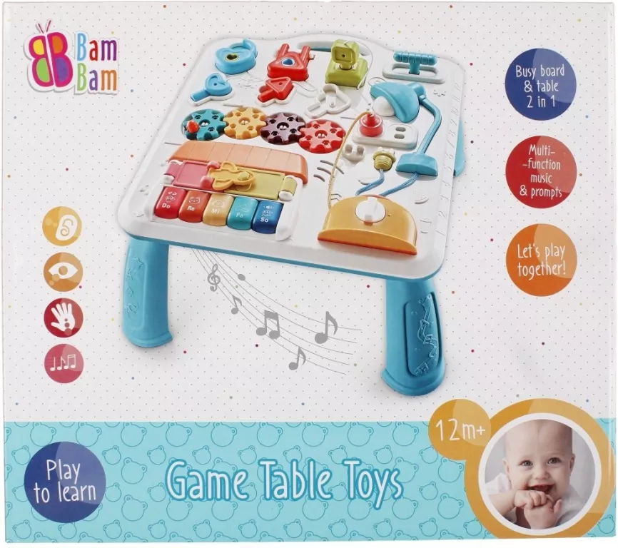 Stoliczek edukacyjny muzyczny BAM BAM - tantis.pl
