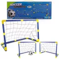 Bramka piłkarska z piłką i pompką 2w1 - tantis.pl