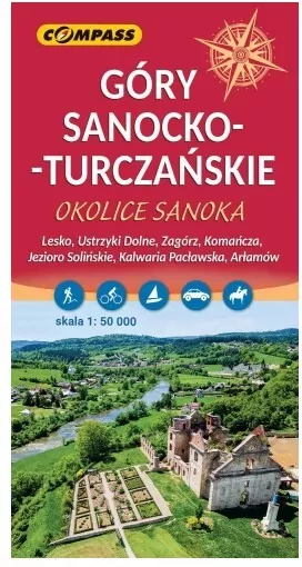 Mapa - Góry Sanocko-Turczańskie 1:50 000 - tantis.pl