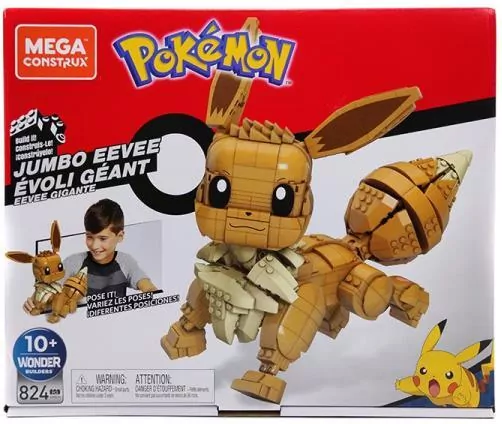 Klocki. Pokemon do zbudowania. Duży Eevee - tantis.pl