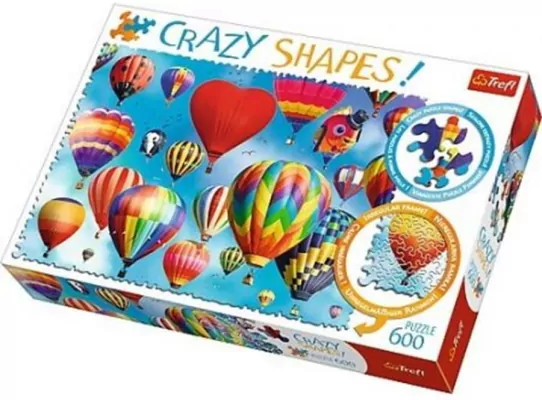 Puzzle 600. Crazy Shapes! Kolorowe balony 11112