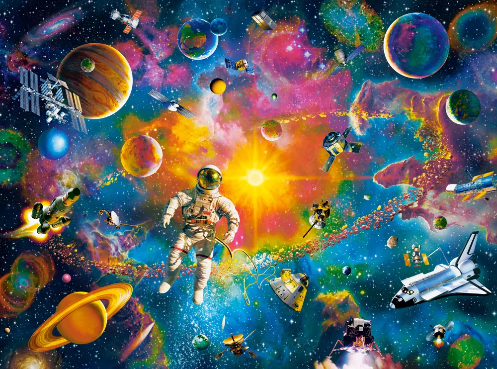 Puzzle 2000. Man in Space. 200849 - tantis.pl