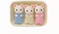 Zestaw Trojaczki Piankowych Myszek. Sylvanian Families - tantis.pl