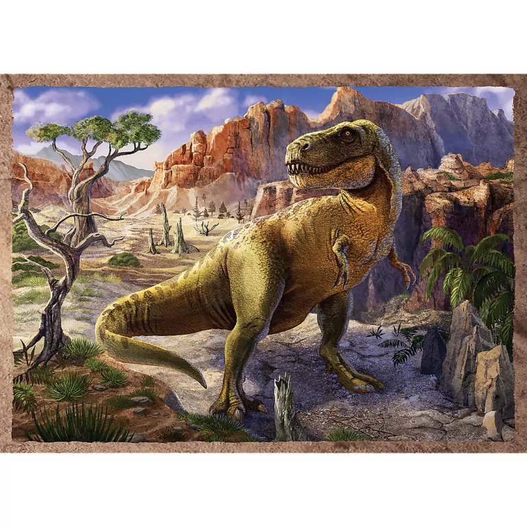 Puzzle 4w1. Ciekawe dinozaury. 34383 - tantis.pl