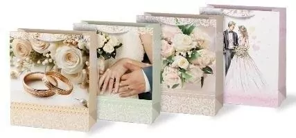 Torebka na prezent T 265x325x135, mix - tantis.pl