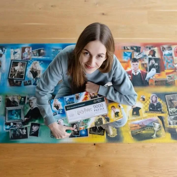 Trefl. Puzzle 9000. The Houses of Hogwarts - tantis.pl