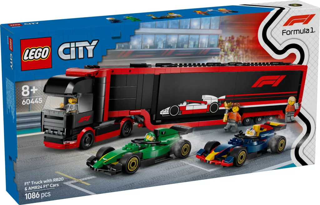 LEGO® F1® Ciężarówka z bolidami RB20 i AMR24 F1® 60445 - tantis.pl