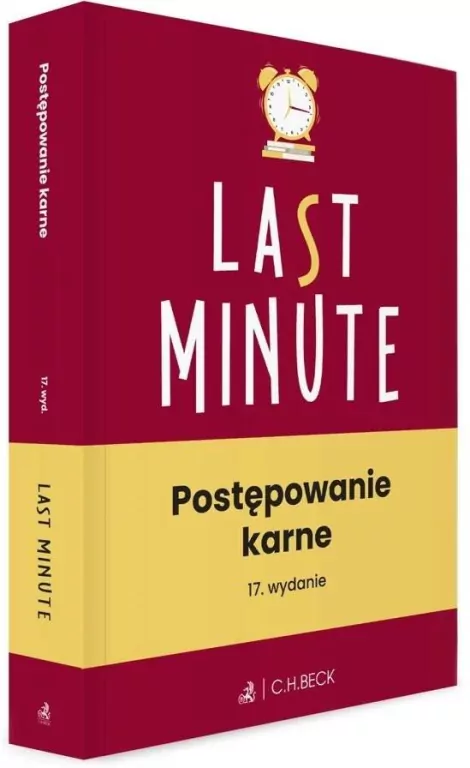 Last Minute. Postępowanie karne + testy online - tantis.pl