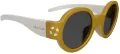 Okulary przeciw słoneczne beige smoky lenses - tantis.pl