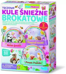 KidzMaker Kule brokatowe śnieżne