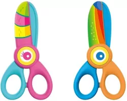 Nożyczki szkolne Kiddy-cut plastikowe MIX