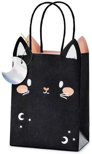 Torebka na prezenty Kot 8x14x18cm MIX - tantis.pl