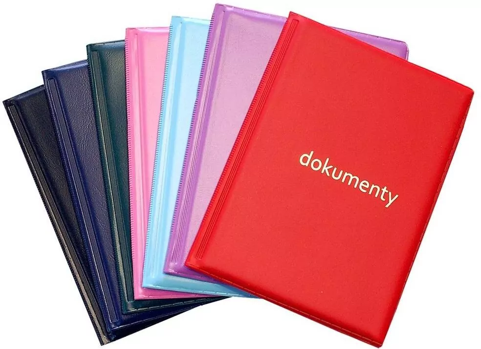 Okładka na dokumenty duża PVC MIX - tantis.pl