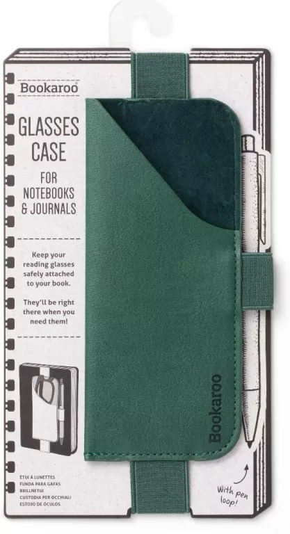 Bookaroo Glasses case uchwyt na okulary zielony - tantis.pl