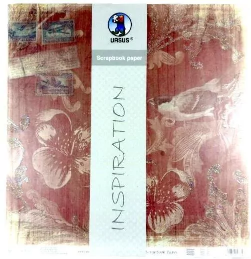 Papier do scrapbookingu Kwiaty i ptaki 5 arkuszy - tantis.pl