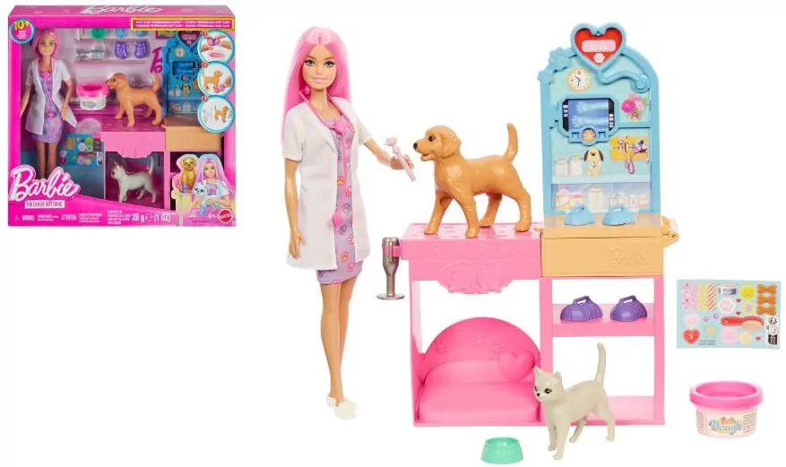 Barbie U weterynarza Gips dla zwierzaczków Zestaw - tantis.pl