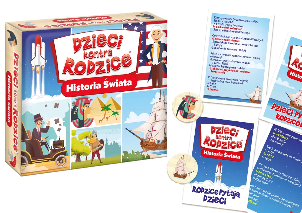 Gra Historia Świata Dzieci kontra Rodzice - tantis.pl