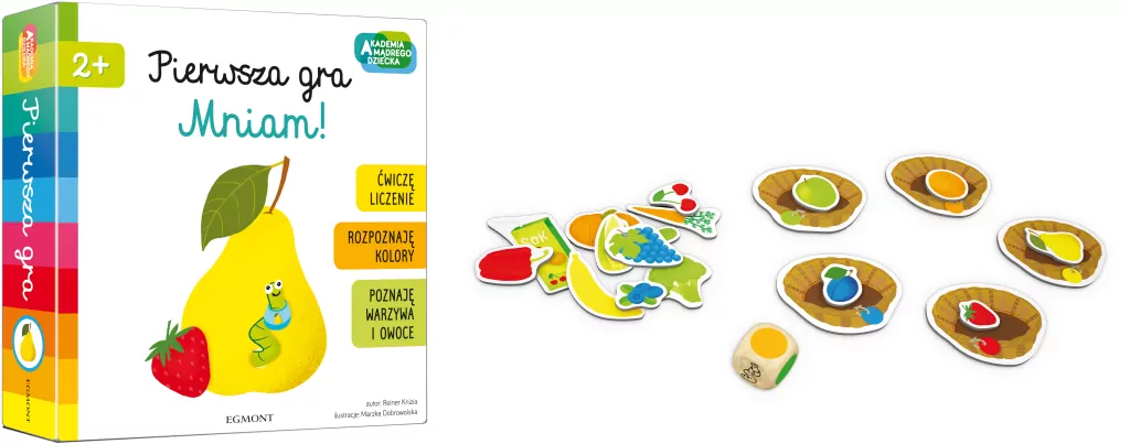 Mniam! Pierwsza gra. Akademia mądrego dziecka - tantis.pl